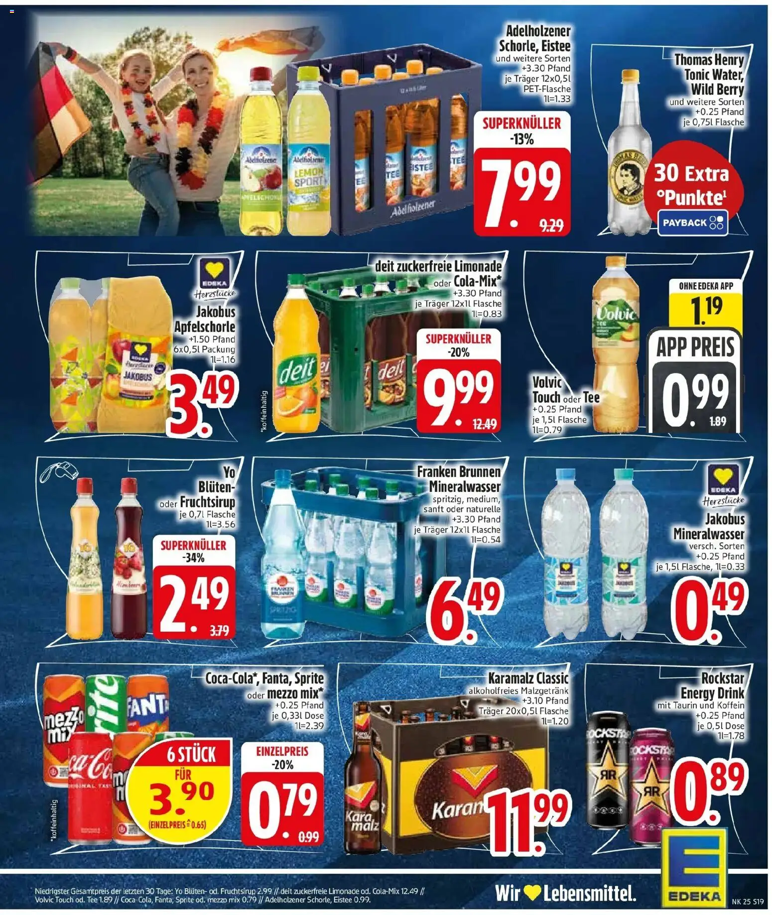 Edeka prospekt Friedberg – gültig ab 14.06.2026 | Seite: 21 | Produkte: Limonade, Mineralwasser, Oder mezzo mix, Volvic