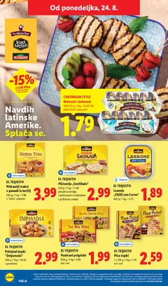Lidl katalog akcije – veljaven od 20.08.2026 | Stran: 44 | Izdelki: Pica, Prigrizki, Lazanja
