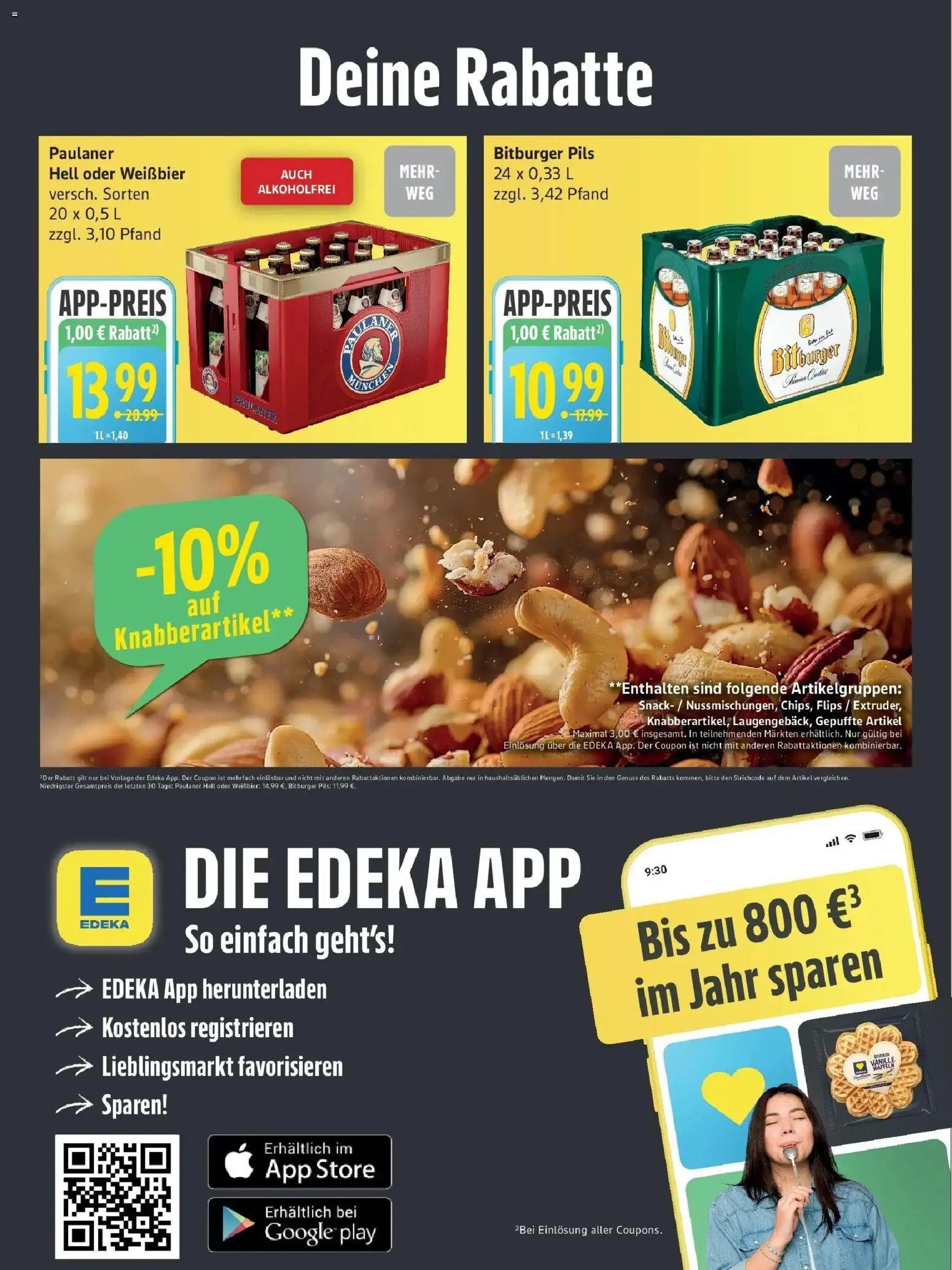 Edeka Prospekt Hamburg (ab 24.08.2026) » Angebote Online | Seite: 7 | Produkte: Bitburger, Weißbier, Pils, Paulaner