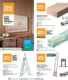 GAMMA folder - Voorbeeld van een folder van GAMMA, geldig van 22.04.2026 | Pagina: 20 | Producten: Ladder