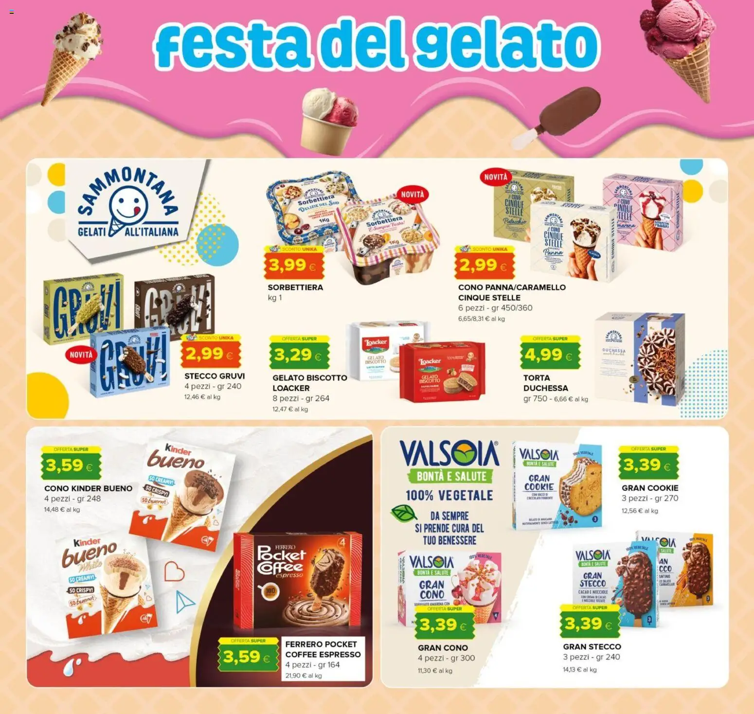 Volantino Oasi del 02/07/2026 | Pagina: 31 | Prodotti: Panna, Gelato, Cacao, Amarena
