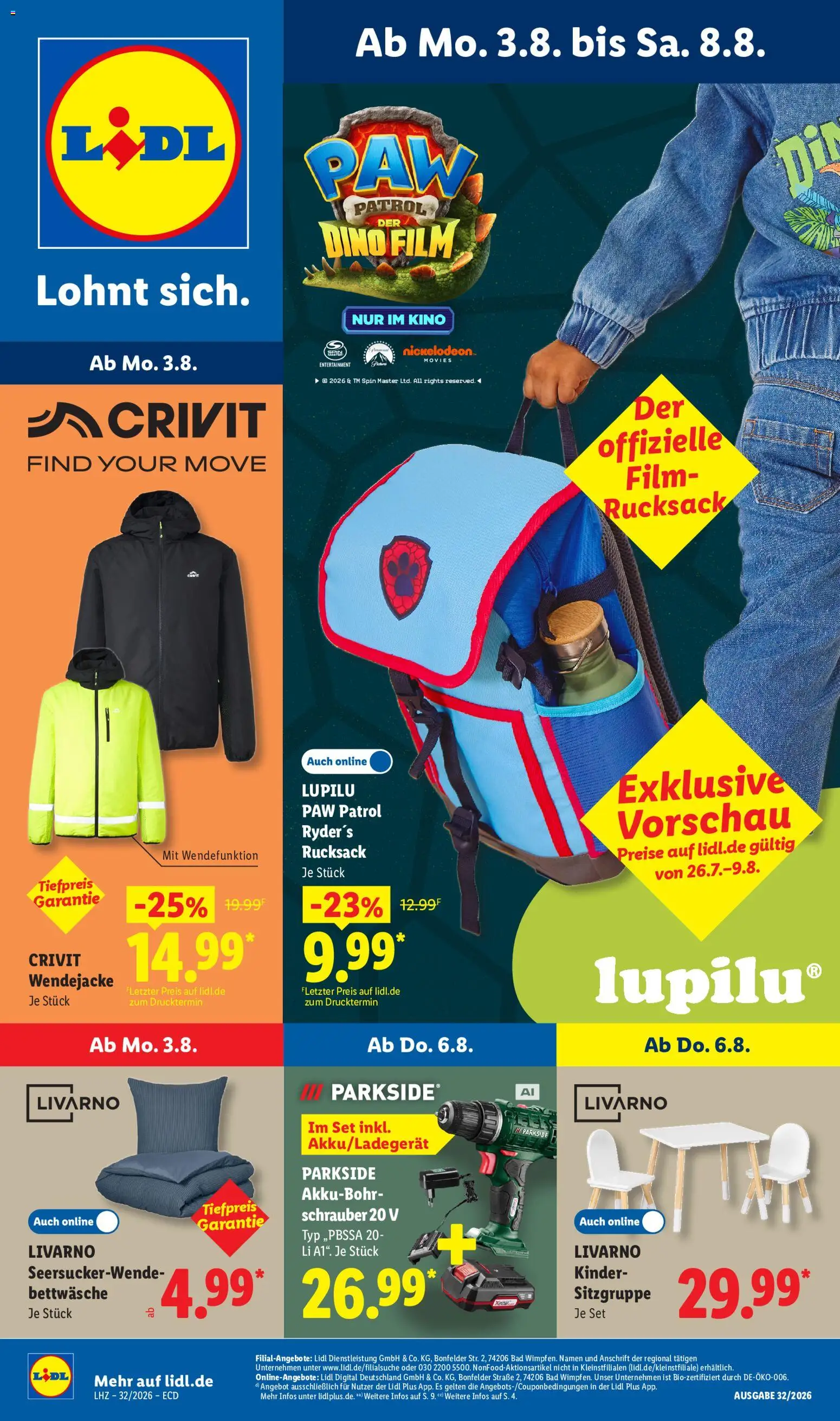 Lidl Angebot der Woche (ab 03.08.2026) » Angebote online catalogue cover