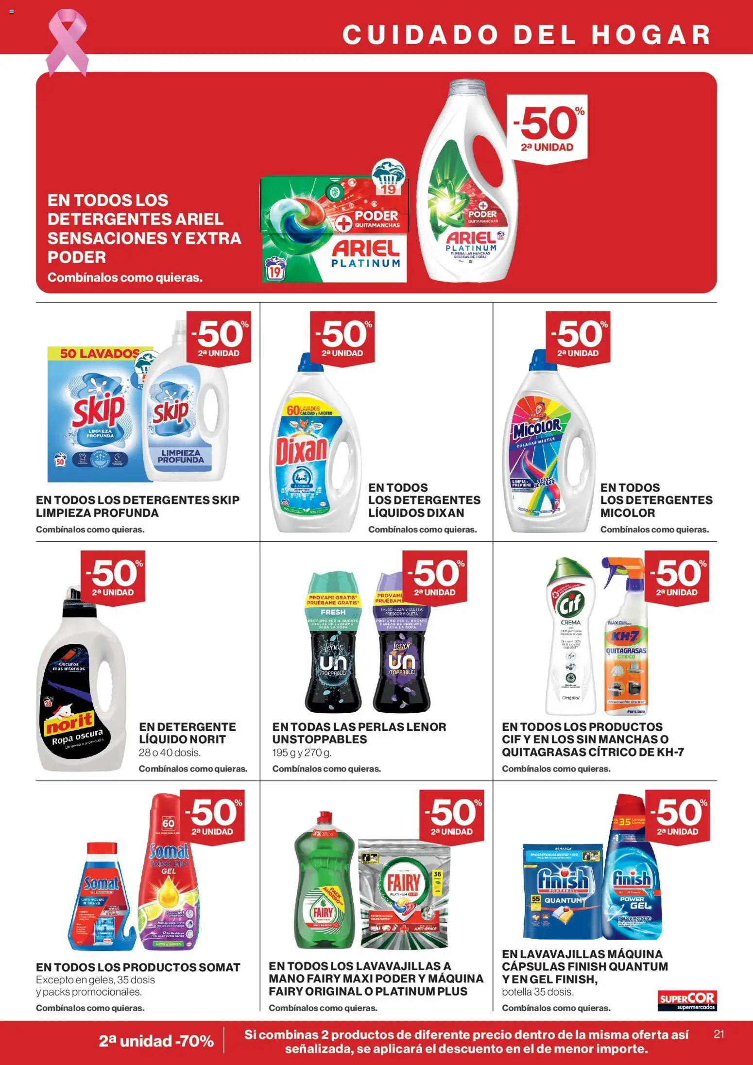 Supercor folleto │ válido desde el 15/10/2026 | Página: 21 | Productos: Perfume, Quitamanchas, Detergente, Lavavajillas