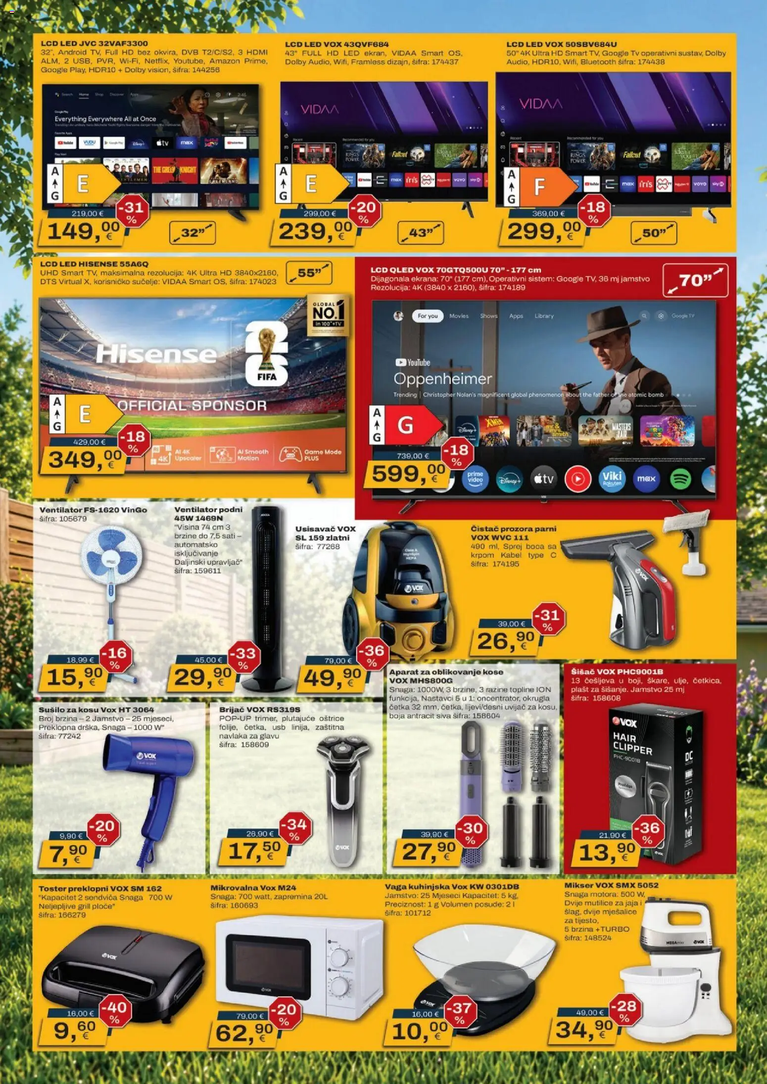 Vinkoprom katalog | vrijedi od 06.07.2026 | Stranica: 2 | Proizvodi: Ventilator, Jaja, Tv, Kabel