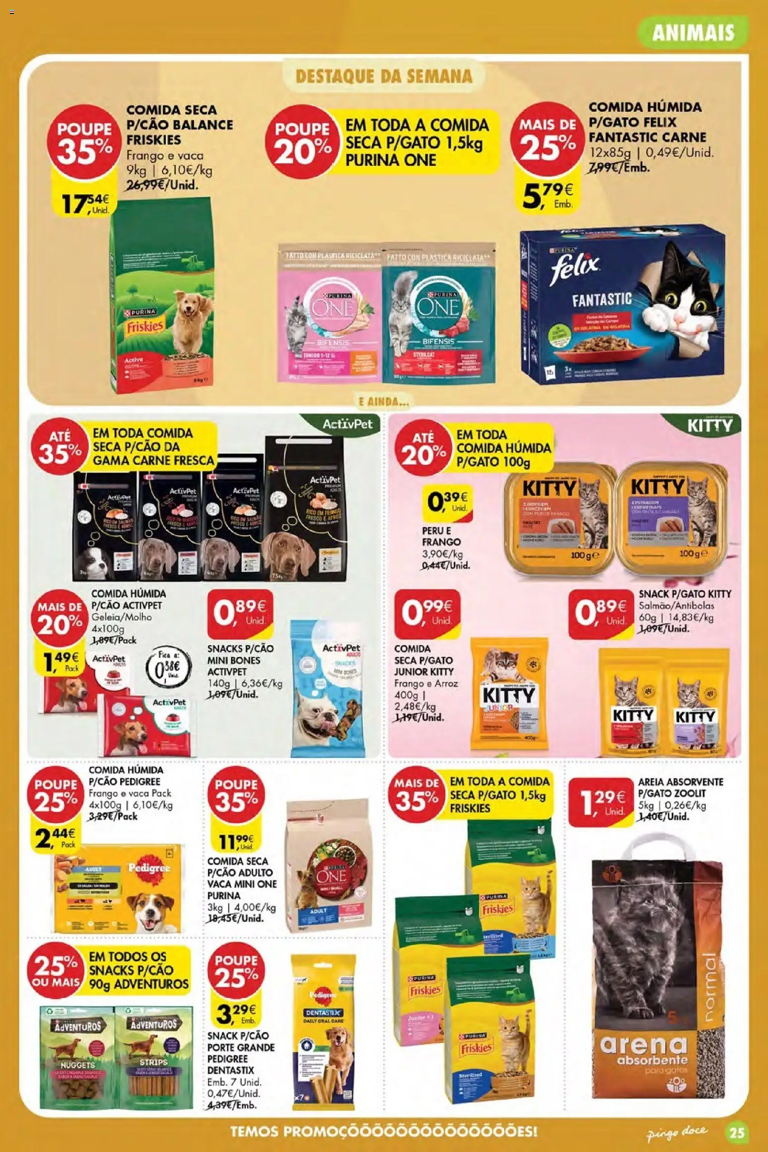 Pingo Doce Poupe Esta Semana Madeira │ válido de 11.06.2026 | Página: 25 | Produtos: Purina one, Peru, Arroz, Carne