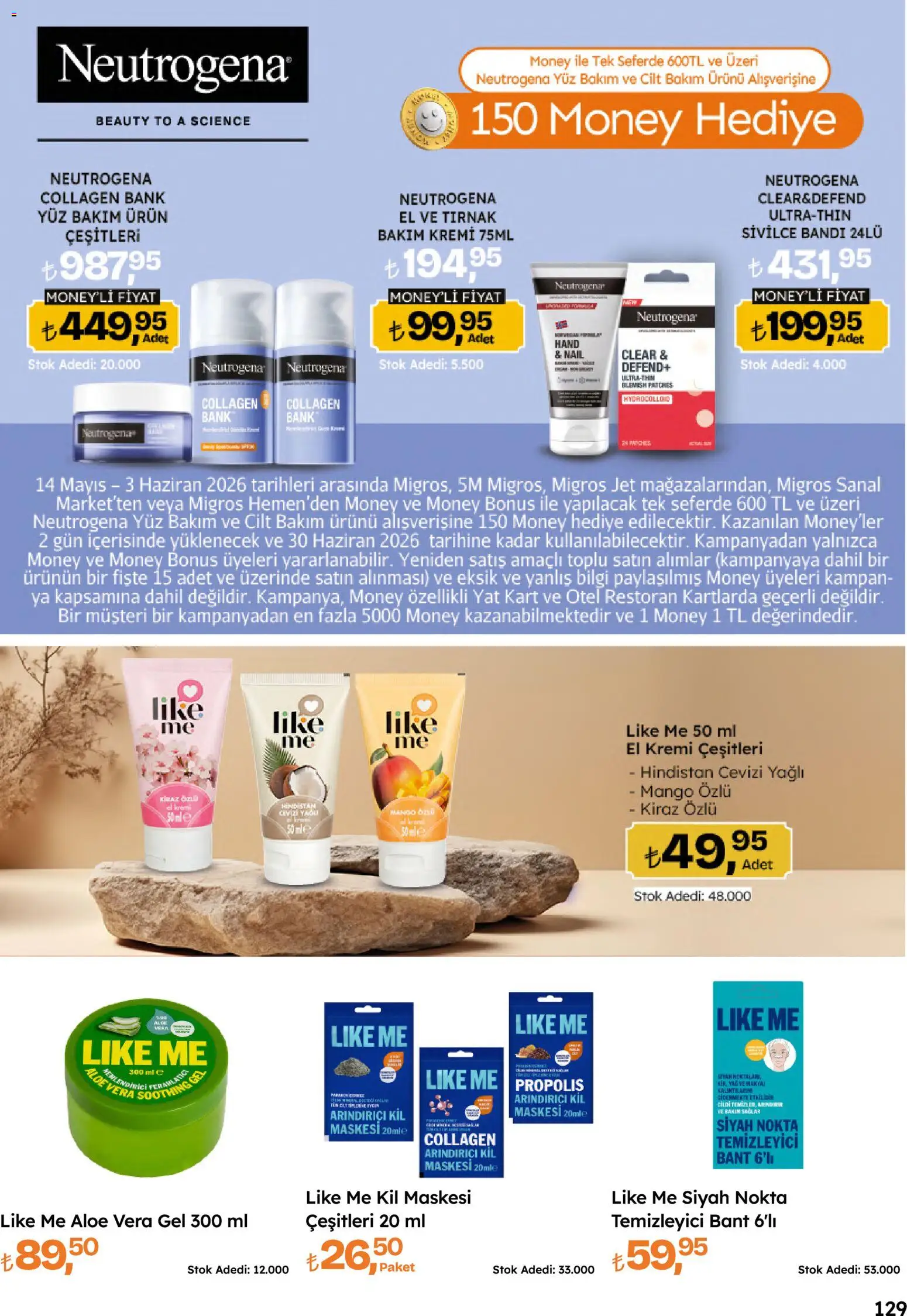 Migros Katalog - Migroskop - 14.05.2026 tarihinden itibaren geçerlidir | Sayfa: 129