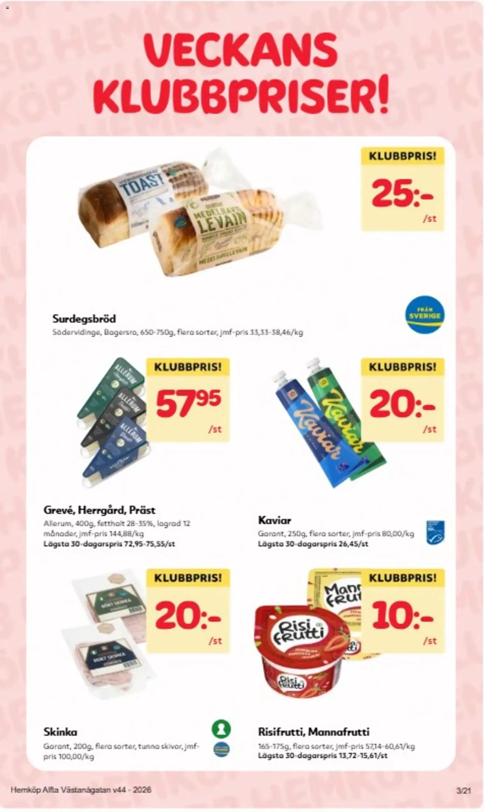 Hemköp reklamblad aktuell från 26/10/2026 | Sida: 3