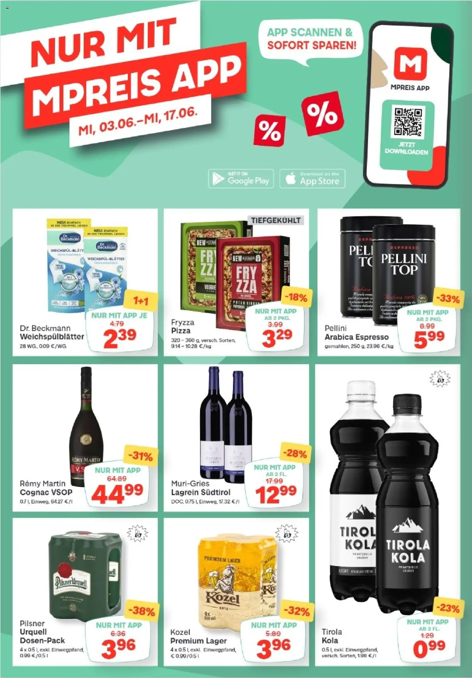 MPREIS Dellach im Drautal gültig ab 03.06.2026 | Seite: 14 | Produkte: Pizza