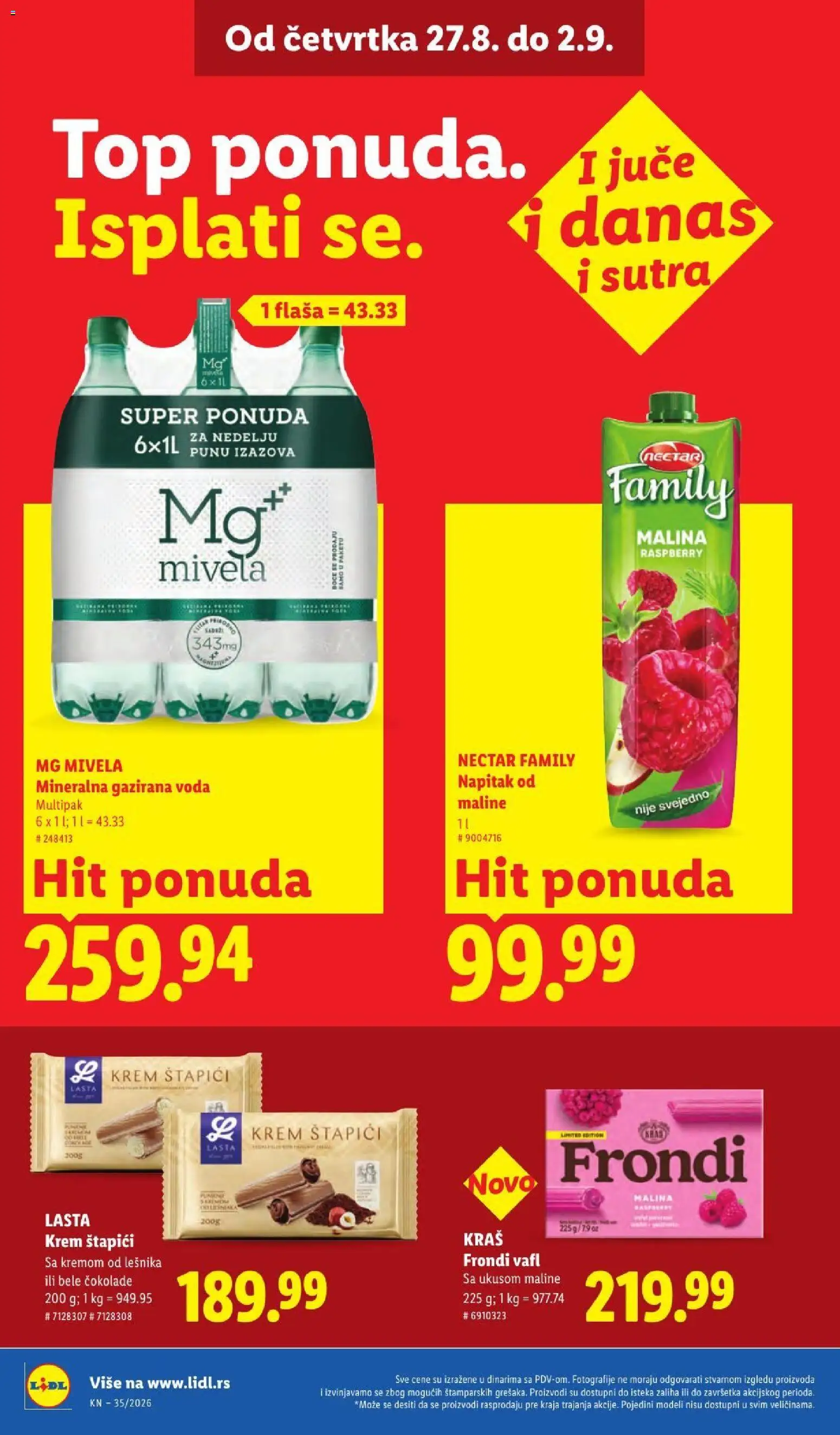 Lidl katalog - važi od 27.08.2026 | Strana: 34