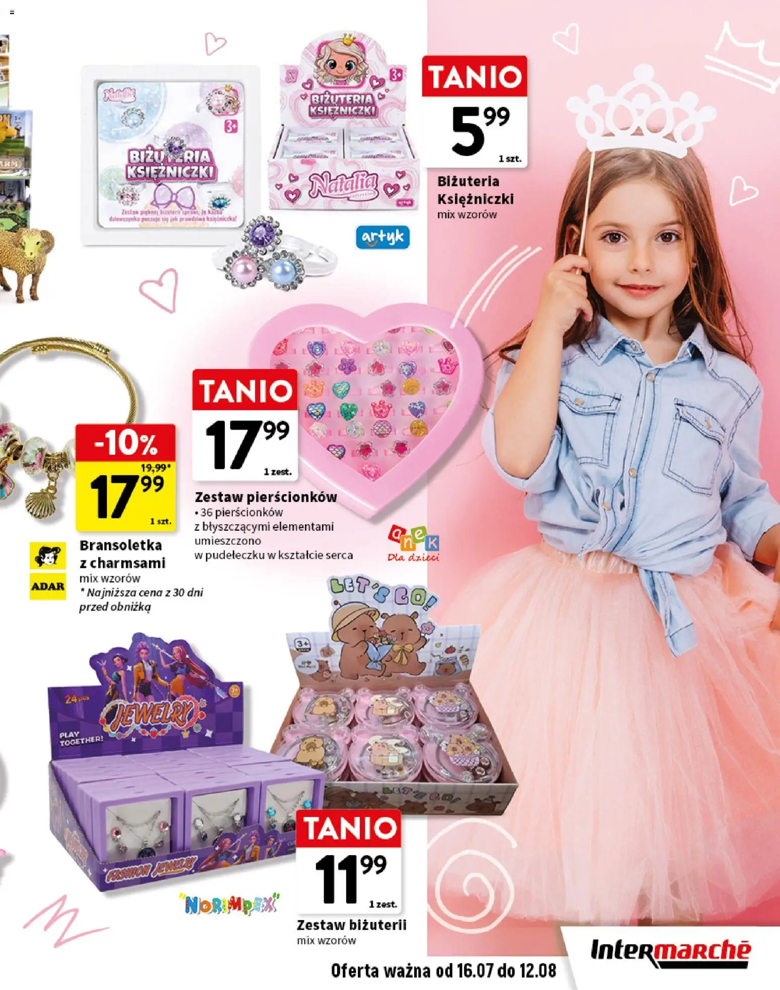 Intermarche gazetka - Szkolna wyprawka w super cenach od 16.07.2026 | Strona: 13 | Produkty: Bransoletka