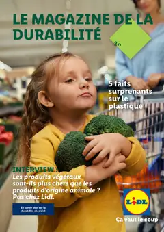 Lidl - Magazine de la durabilité - Voorbeeld van een folder van , geldig van 25/05/2026
