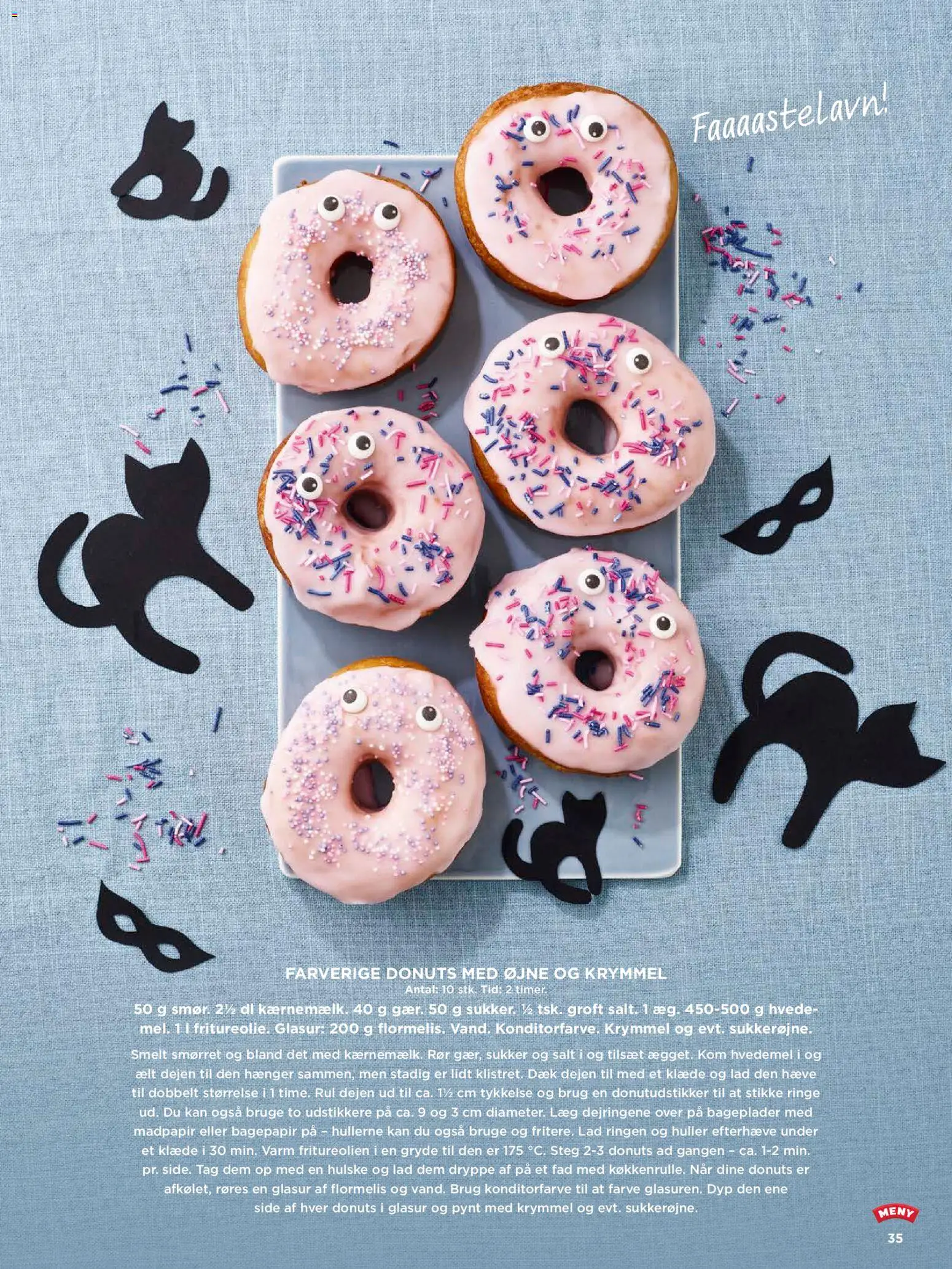 Meny tilbudsavis – gyldig fra 01.02.2026 | Side: 35 | Produkter: Hvedemel, Donuts, Salt, Sukker