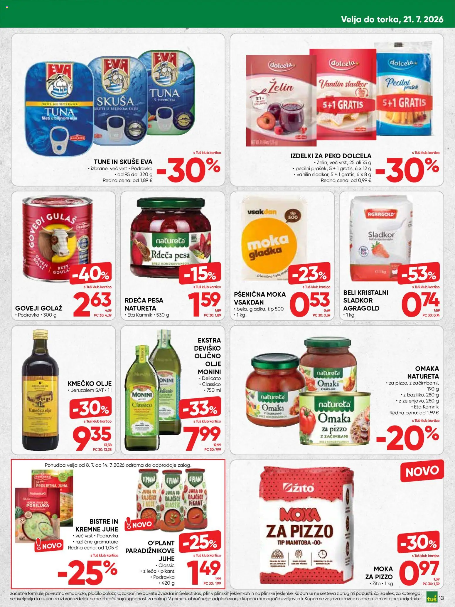 Novi Tuš katalog ponudbe – veljaven od 08.07.2026 | Stran: 13