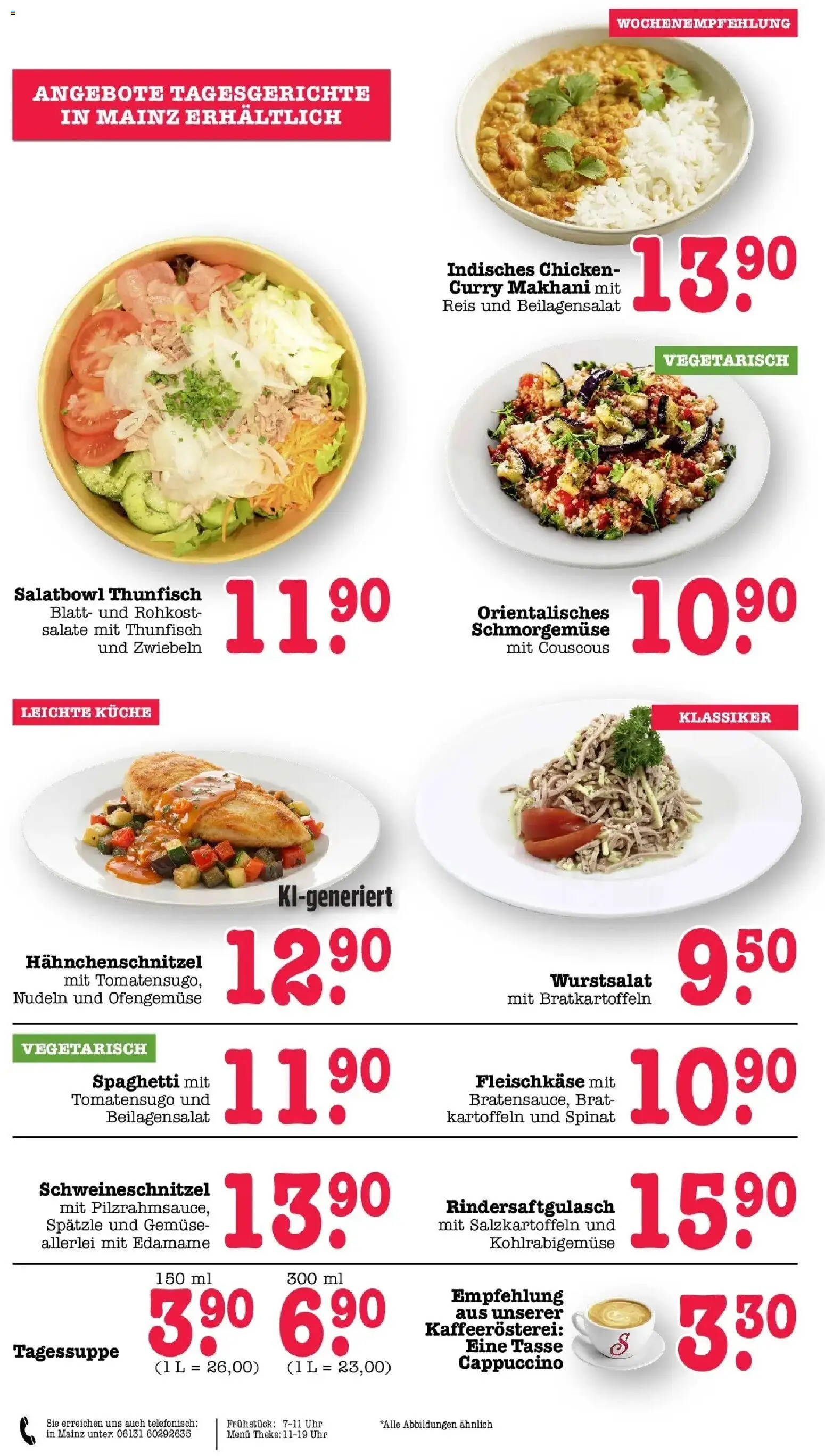 Edeka Prospekt Mainz-Weisenau (ab 17.08.2026) » Angebote Online | Seite: 14 | Produkte: Theke, Thunfisch, Nudeln, Uhr