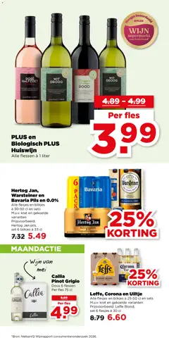 Plus folder week 19 - Voorbeeld van een folder van Plus, geldig van 06.05.2026 | Pagina: 37 | Producten: Wijn, Bier, Fles