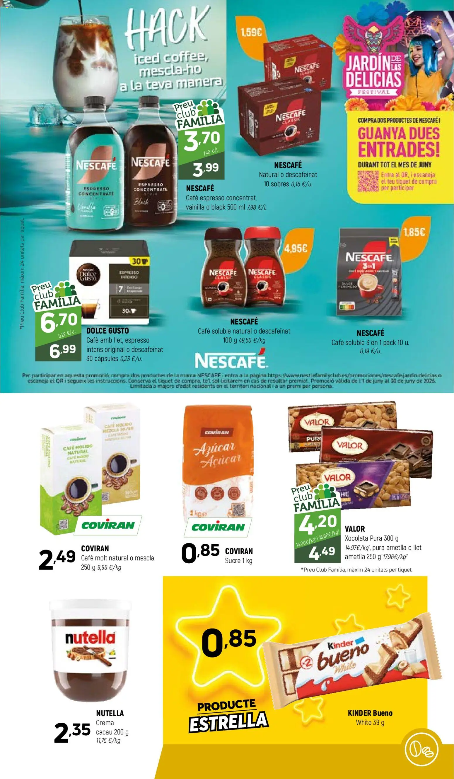 Coviran Ofertas │ válido desde el 02.06.2026 | Página: 15 | Productos: Café, Café molido, Crema, Μηχανή καφέ