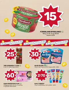 Forhåndsvisning av Coop Marked kundeavis gyldig fra 15.06.2026 | Side: 3 | Produkter: Bavețică, Skinke, Jordbær, Суміш дитяча