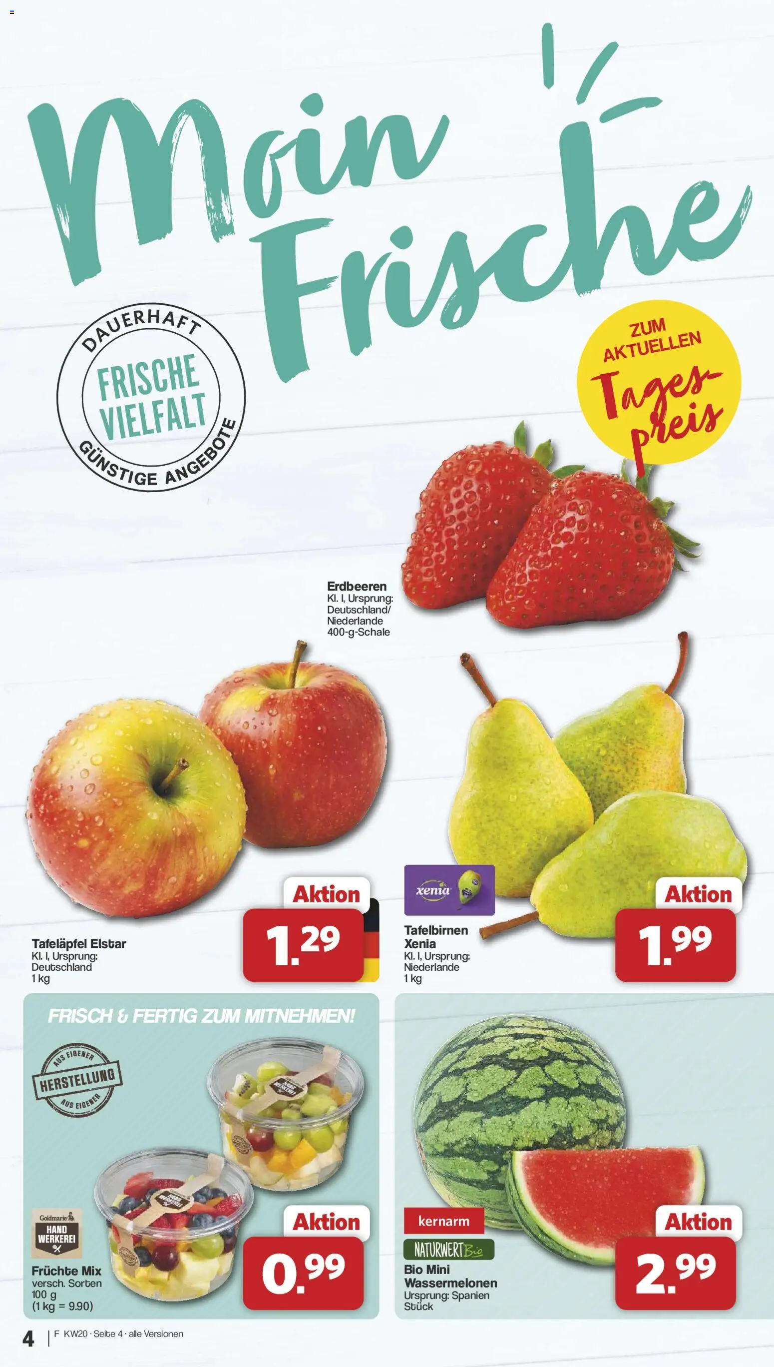 Famila Nordwest Prospekt 	 – gültig ab 11.05.2026 | Seite: 4 | Produkte: Erdbeeren