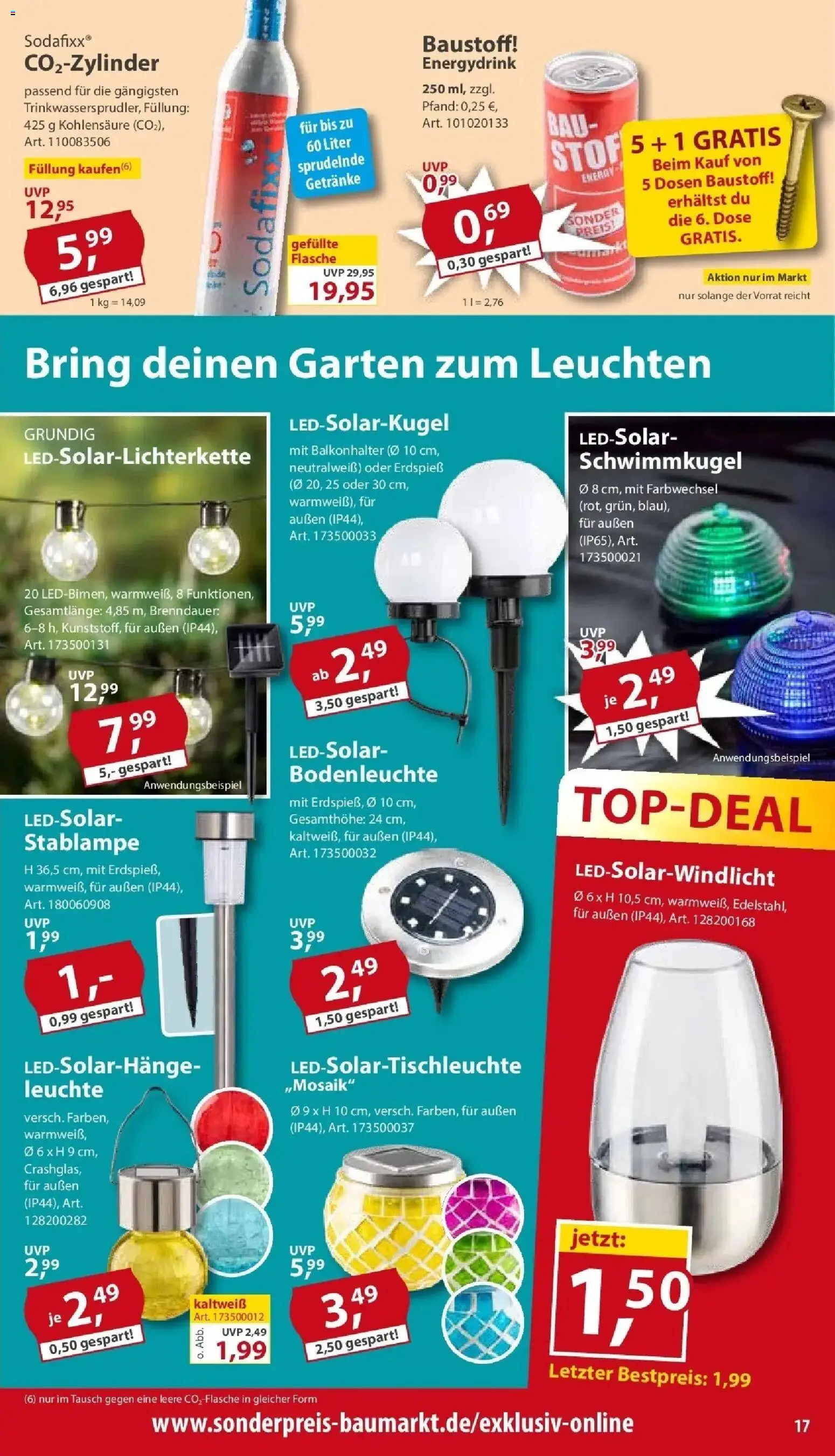 Sonderpreis Baumarkt Aktuelle Angebote – gültig ab 25.04.2026 | Seite: 17