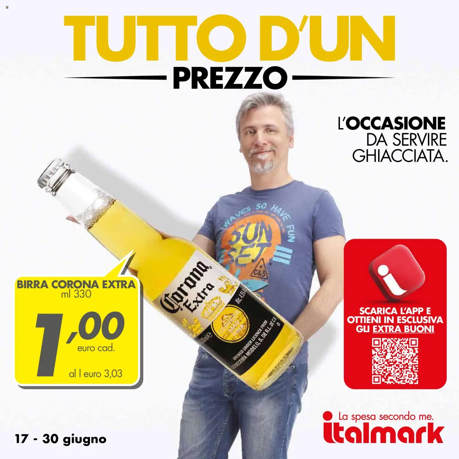 Volantino Italmark del 17.06.2026 | Pagina: 1 | Prodotti: Birra