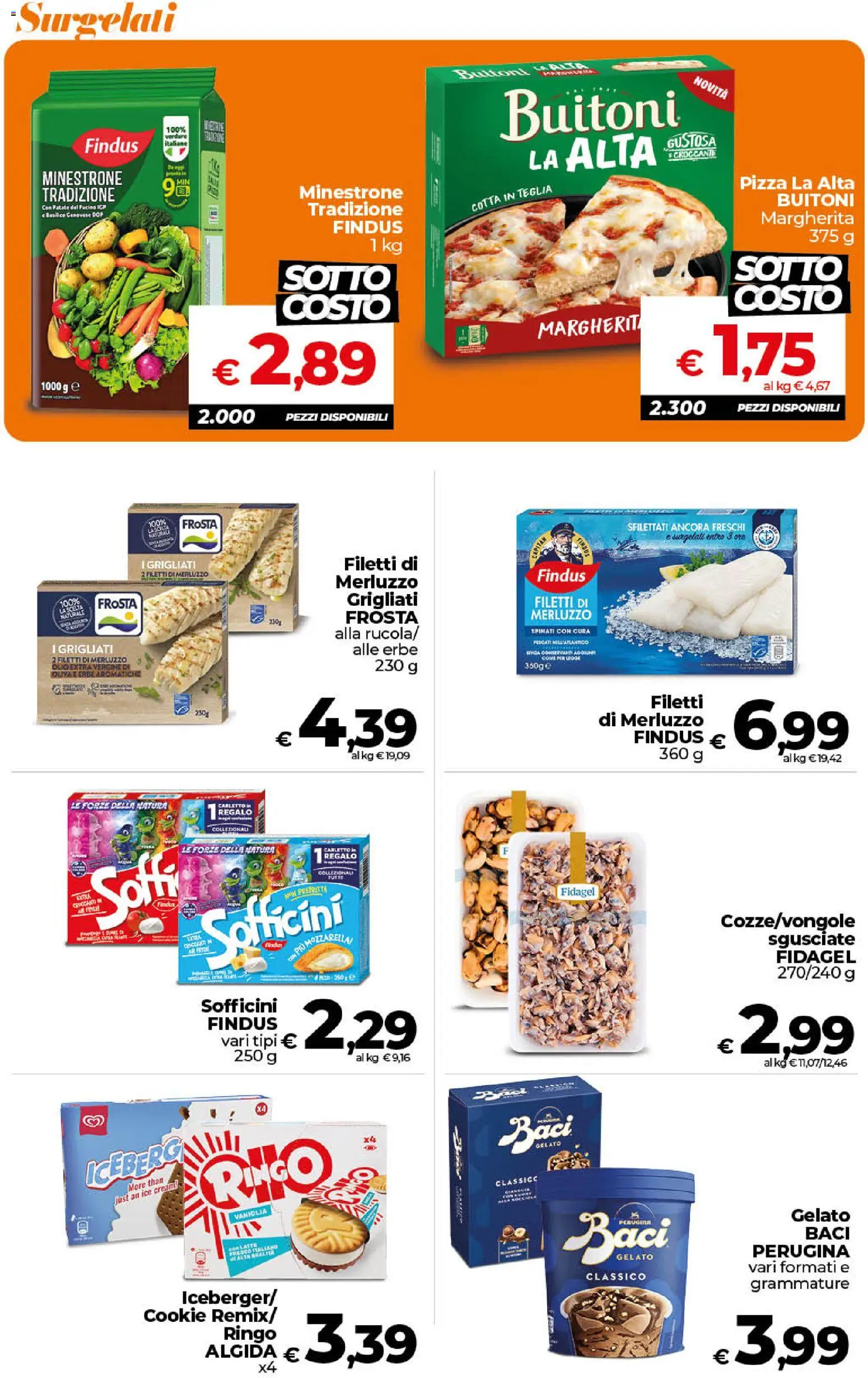 Volantino Ipercoop del 13/10/2026 | Pagina: 27 | Prodotti: Minestrone, Teglia, Erbe, Pizza