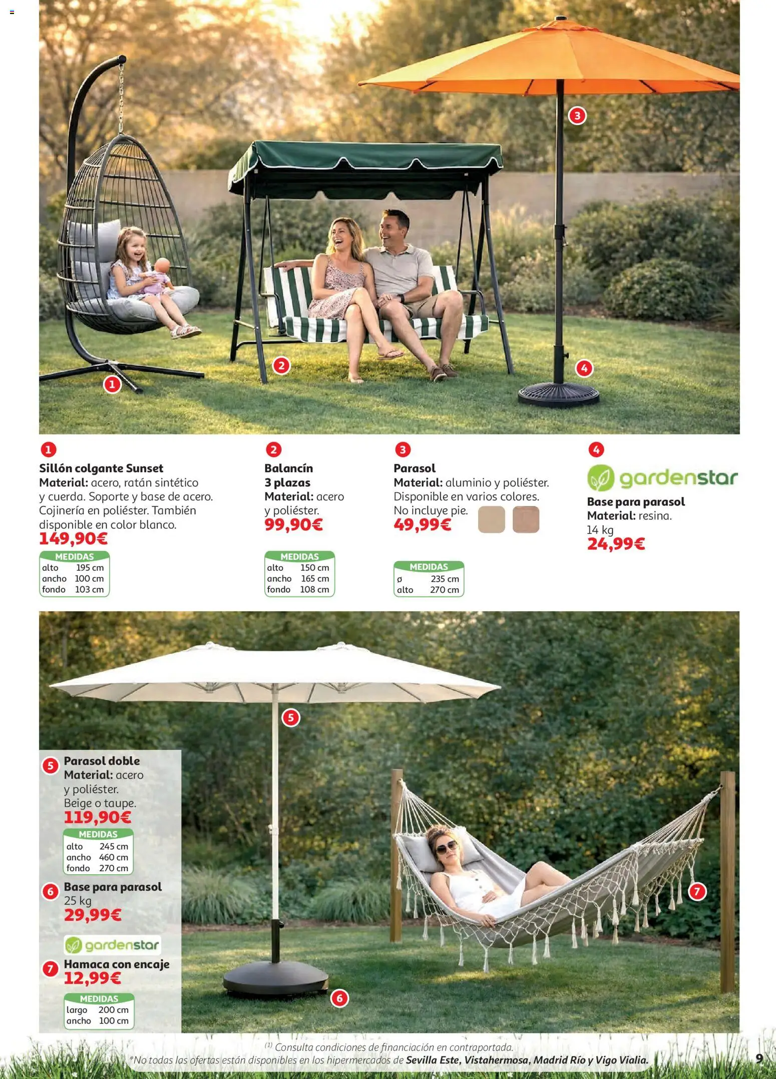 Alcampo Aire Libre HG Cat │ válido desde el 05.05.2026 | Página: 9 | Productos: Sillón