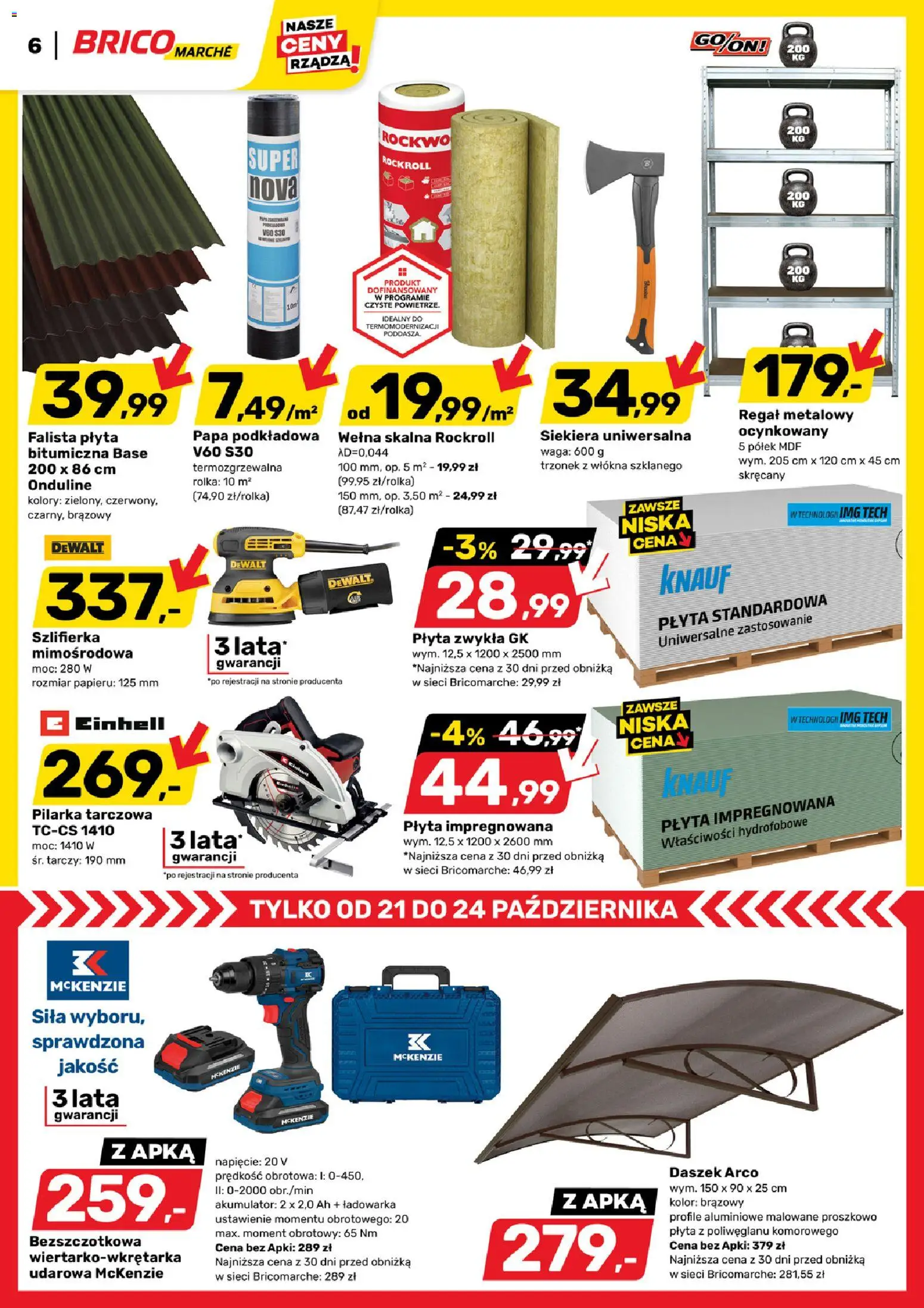 Brico Marché gazetka od 21.10.2026 | Strona: 7 | Produkty: Ładowarka, Regał metalowy, Waga, Szlifierka
