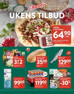 Forhåndsvisning av Jacobs kundeavis gyldig fra 14/09/2026