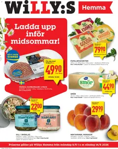 Aktuella erbjudande - Förhandsvisning av reklamblad från butik Willys aktuell från 08.06.2026