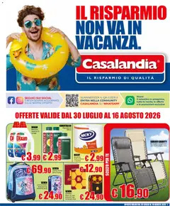Anteprima del volantino Casalandia volantino valido a partire dal 30/07/2026