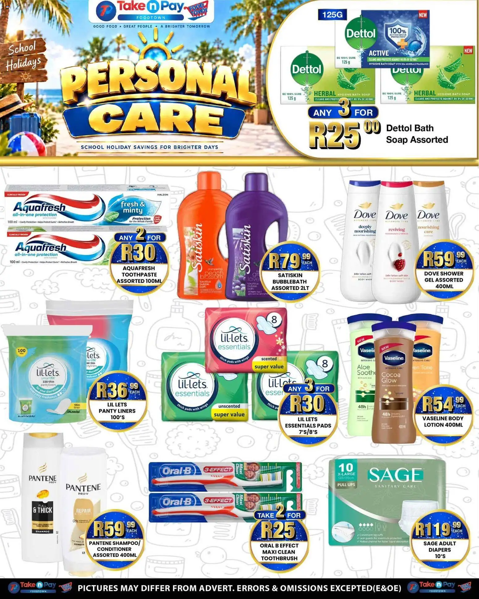 New Take n Pay catalogue – valid from 28/09/2026 | Page: 26 | Products: Diapers, Shower, Soap, Panty liners