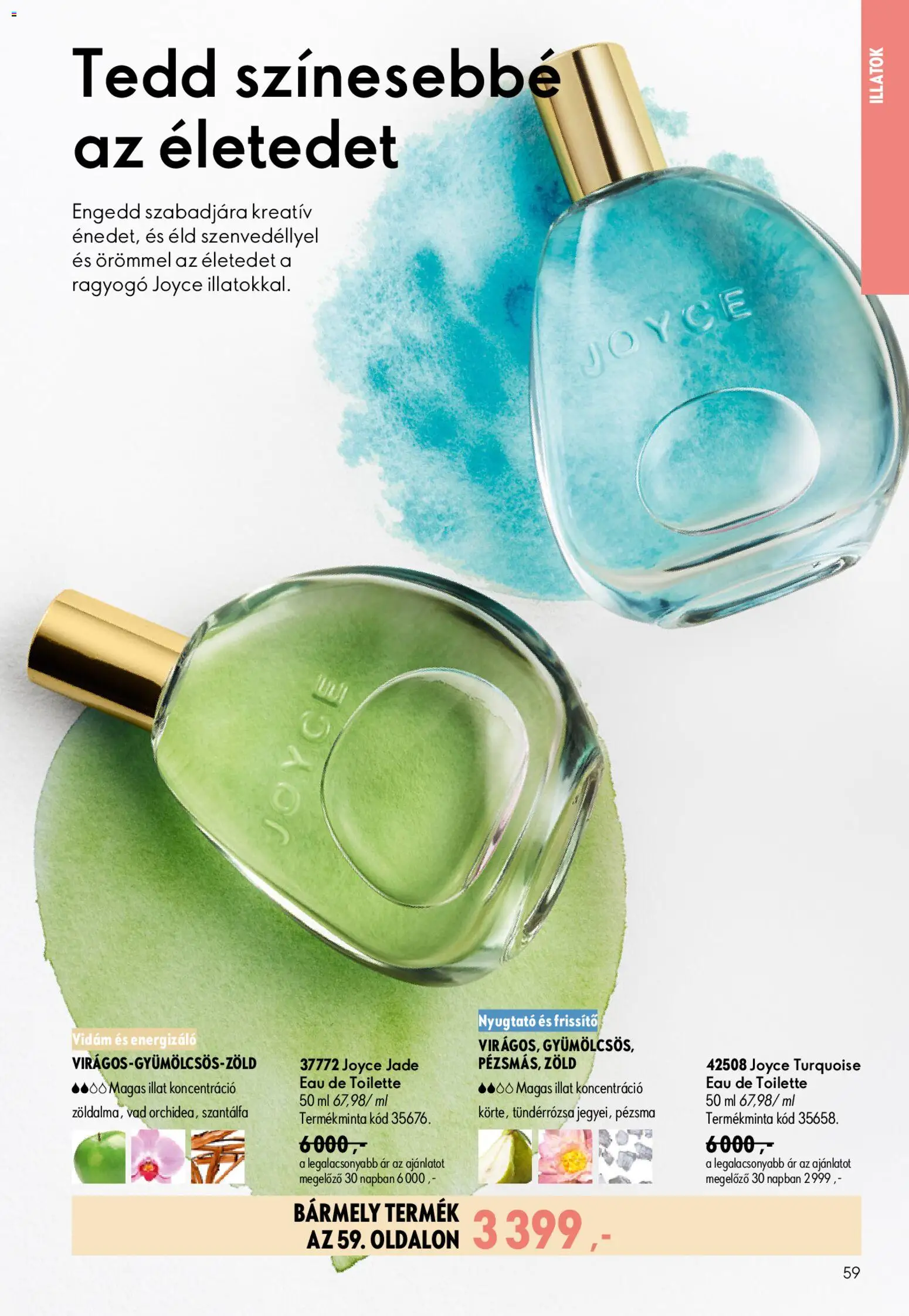 Oriflame akciós ujság - amely érvényes a következő dátumtól: 2026.07.08. | Oldal: 59