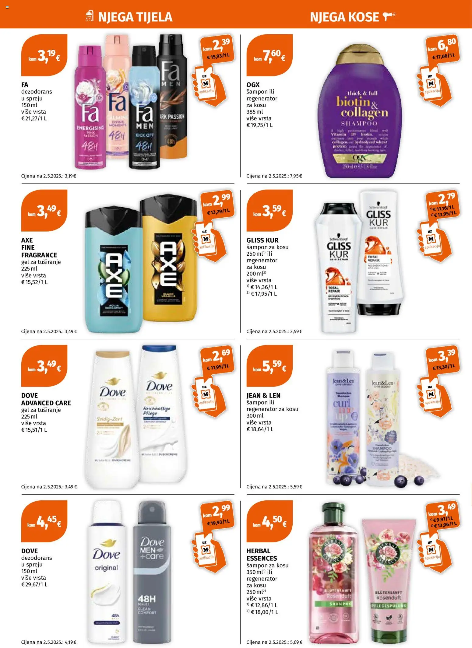 Müller katalog | vrijedi od 20.07.2026 | Stranica: 4 | Proizvodi: Šampon, Regenerator, Regenerator za kosu, Dove