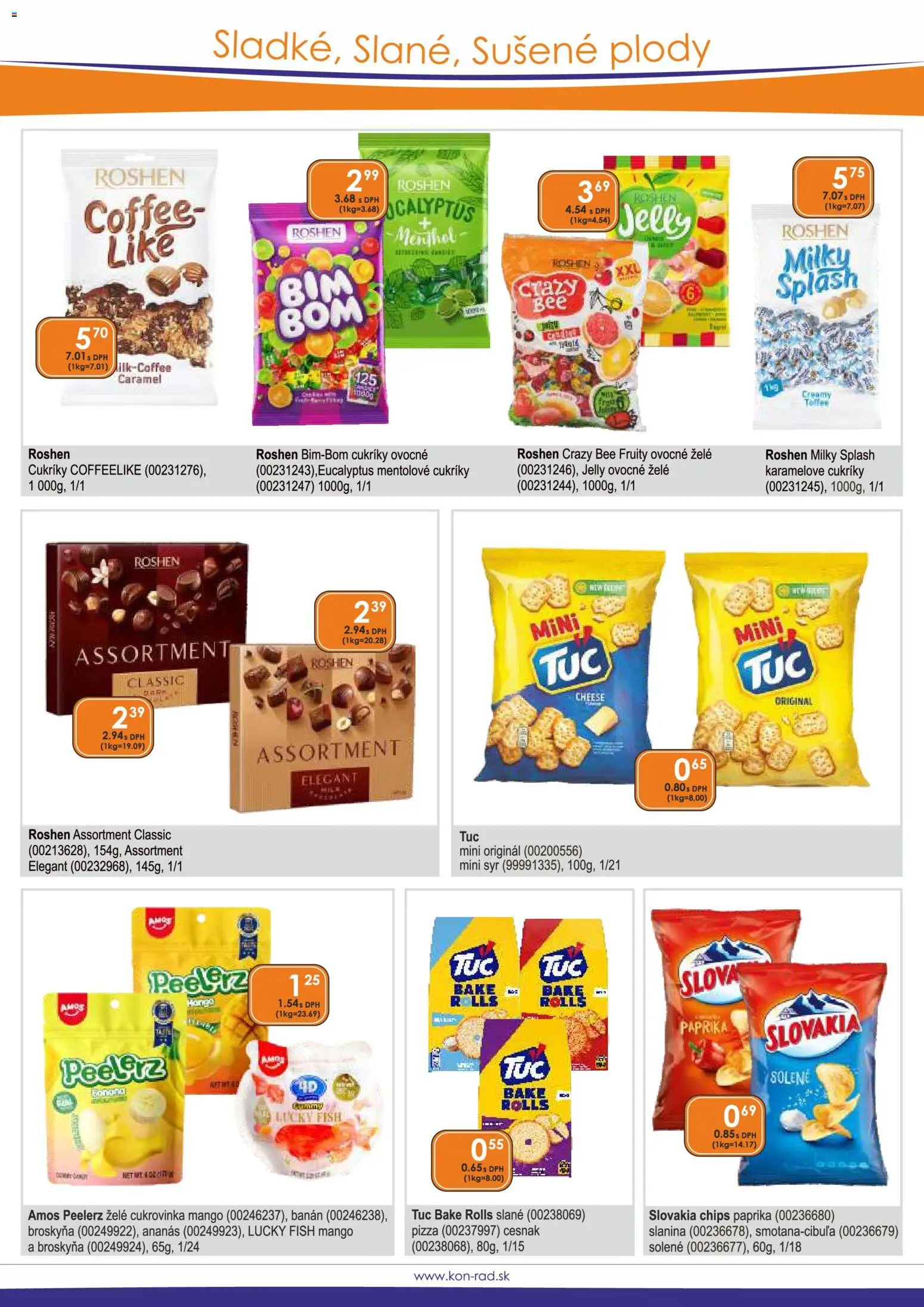 Nové KON - RAD akcie – leták je platný od 01.11.2026 | Strana: 41 | Produkty: Paprika, Cesnak, Cukríky, Mango