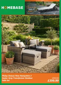 Preview of Homebase - Offers valid from 09/06/2026 | Page: 5 | Products: Sofa