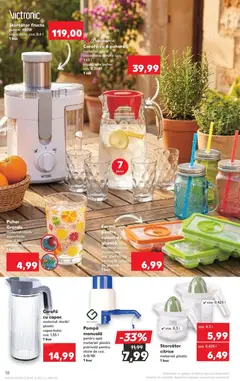 Ofertele Kaufland valabile de la 27.05.2026 | Pagină: 18 | Produse: Storcător, Amerikan servis, Carafă, Apă