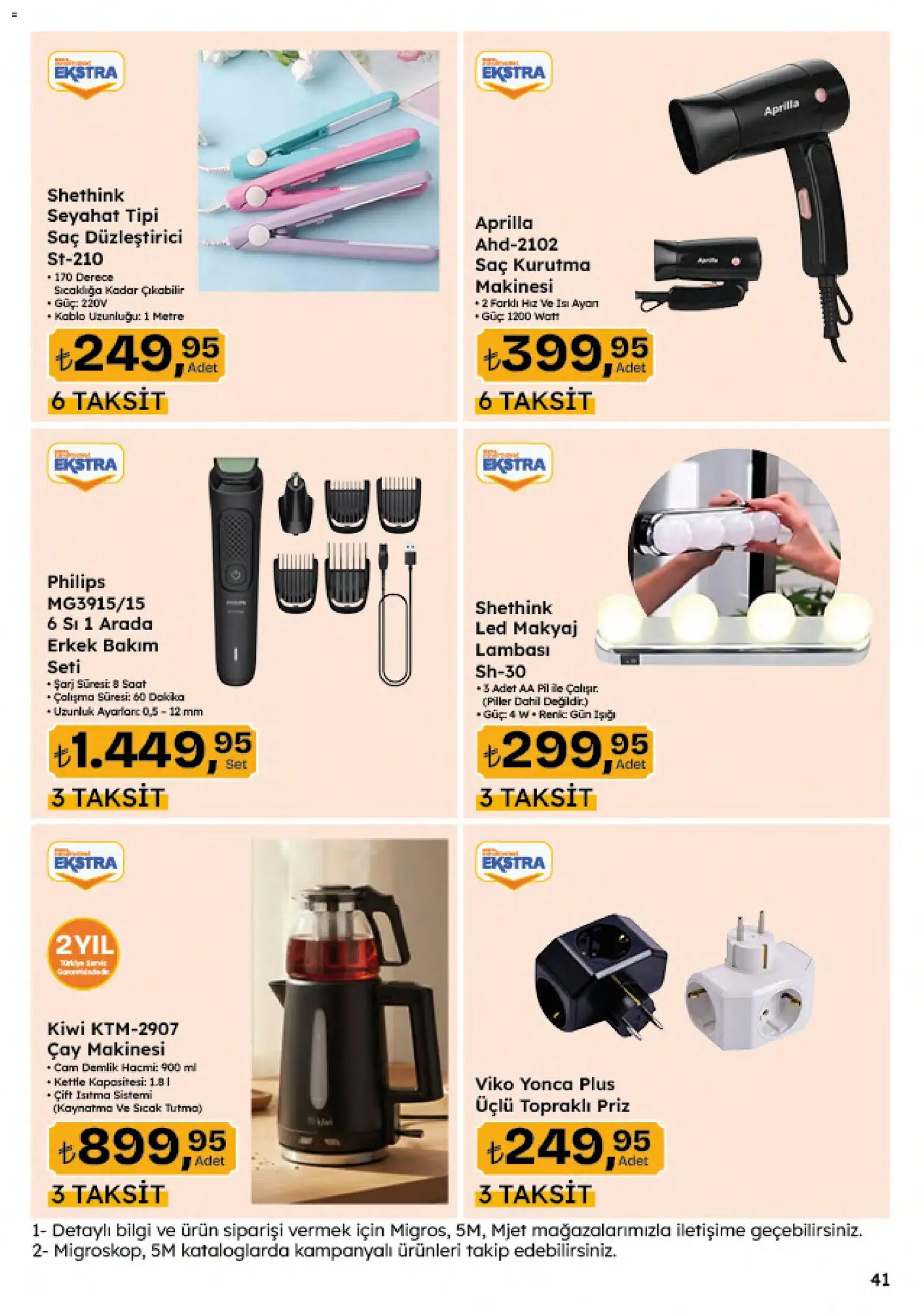 Migros Katalog - 5M Migroskop Dijital - 23 Temmuz 2026 tarihinden itibaren geçerlidir | Sayfa: 149 | Ürünler: Çay makinesi, Makyaj, Saat, Kablo