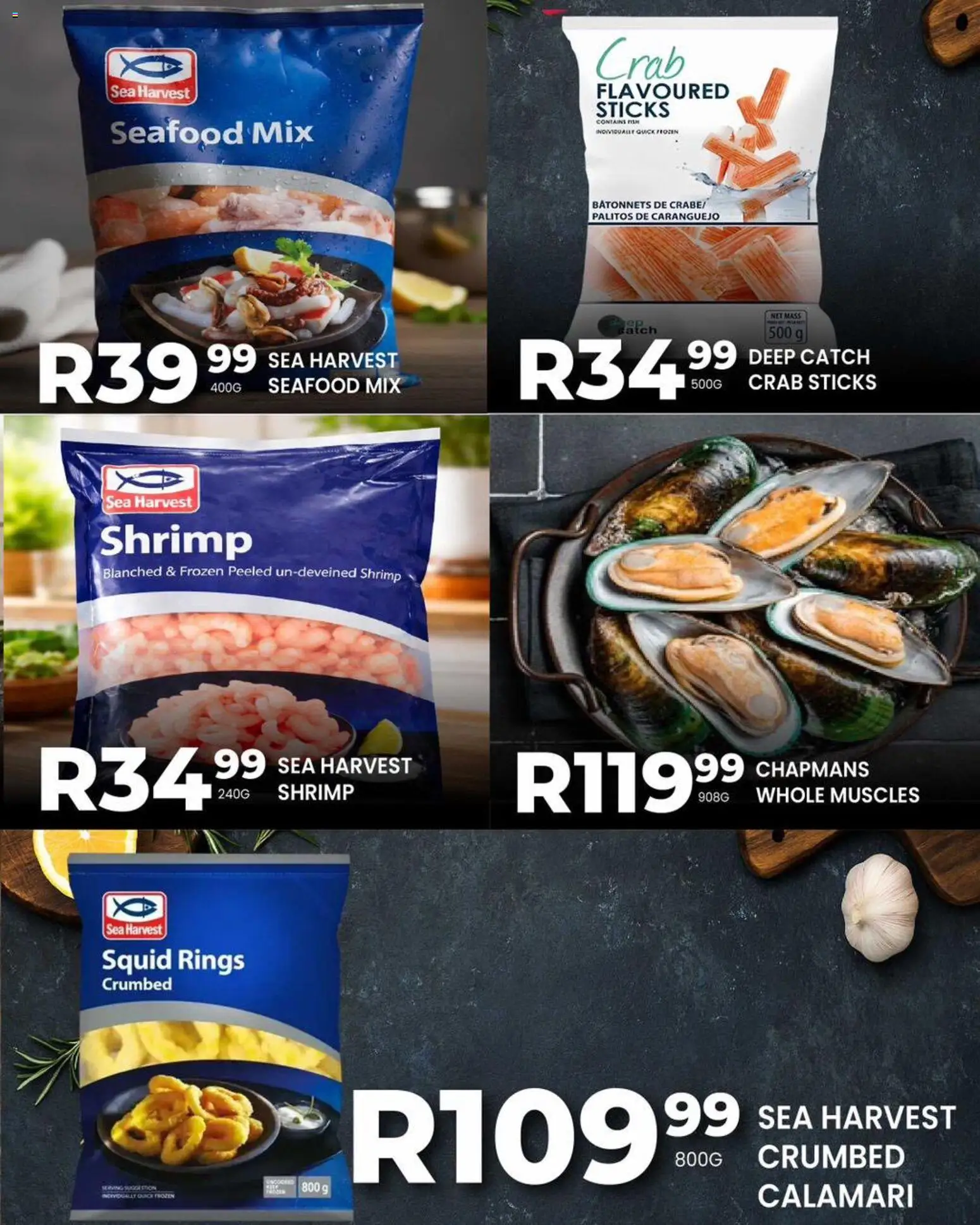 New Take n Pay catalogue – valid from 24.05.2026 | Page: 45 | Products: Fish, Seafood