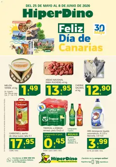 Vista previa HiperDino folleto válido desde el 25.05.2026