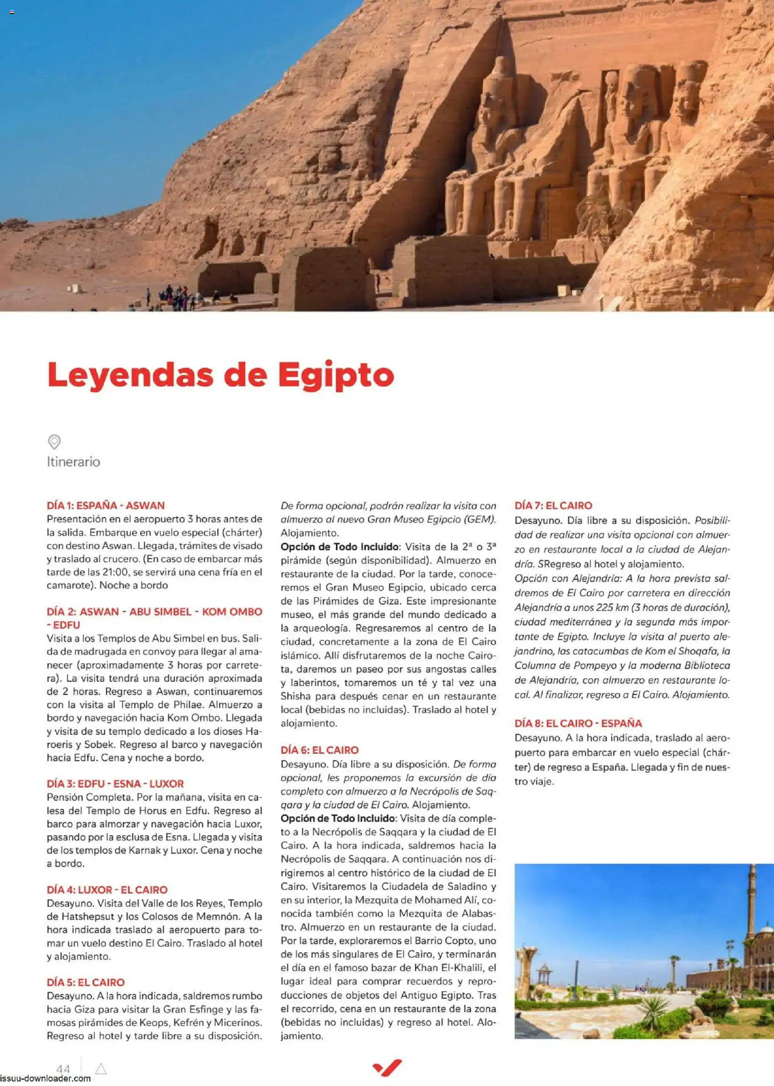Halcón Viajes Egípto │ válido desde el 06/07/2026 | Página: 44 | Productos: Té, Navegación, Biblioteca