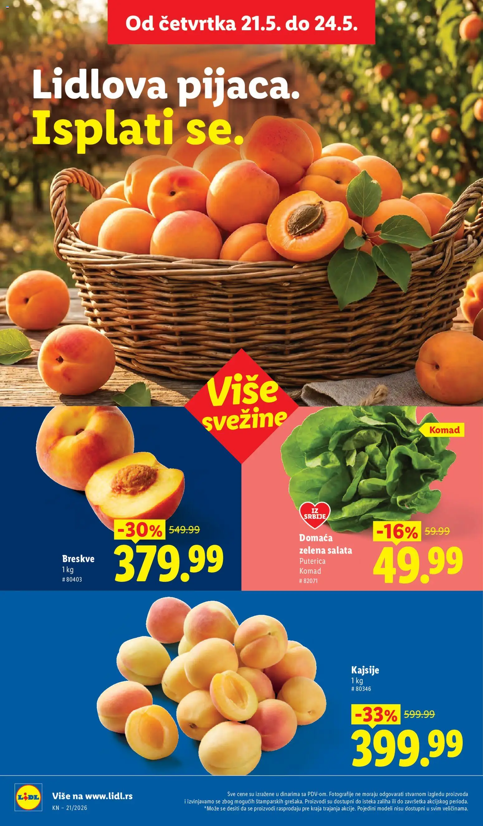 Lidl katalog - važi od 21.05.2026 | Strana: 14 | Proizvode: Salata