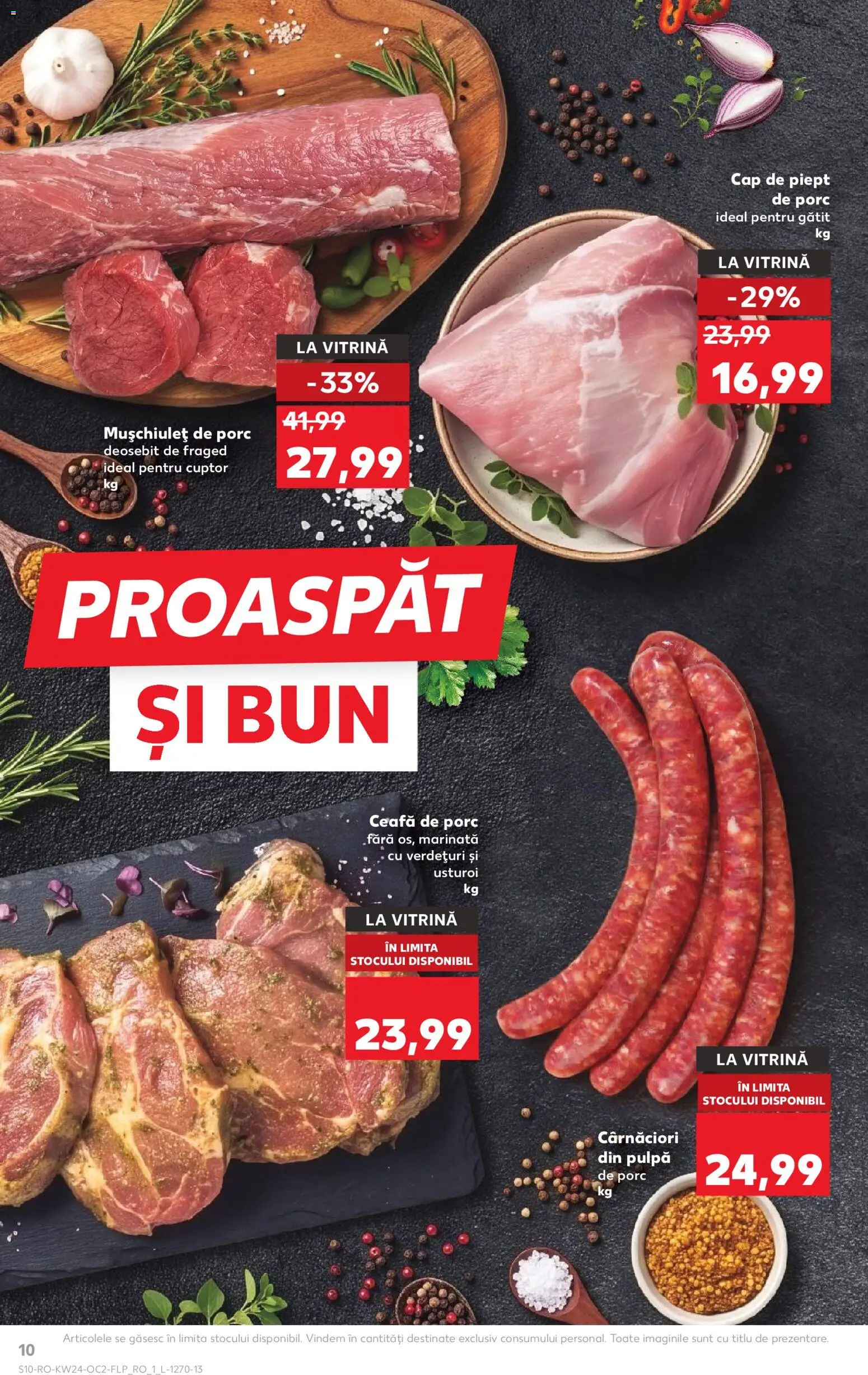 Kaufland RO akciós ujság - amely érvényes a következő dátumtól: 10.06.2026 | Oldal: 10