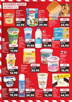 Náhled letáku Kaufland leták od 17.06.2026 | Strana: 24 | Produkty: Sýr, Eidam, Smetana ke šlehání, Carte d'or