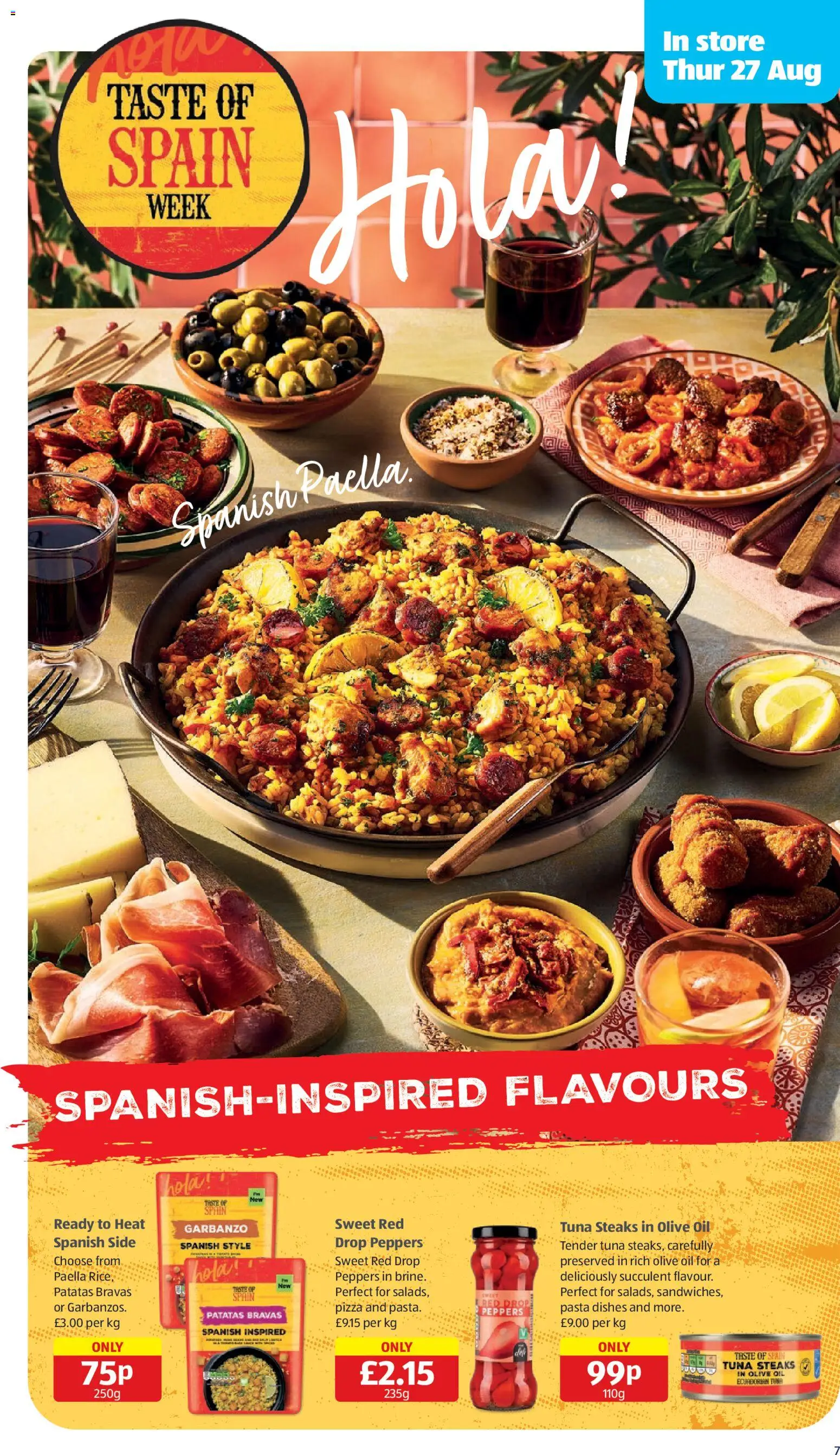 {H1} | Page: 7 | Products: Tuna, Peppers, Oil, Rice