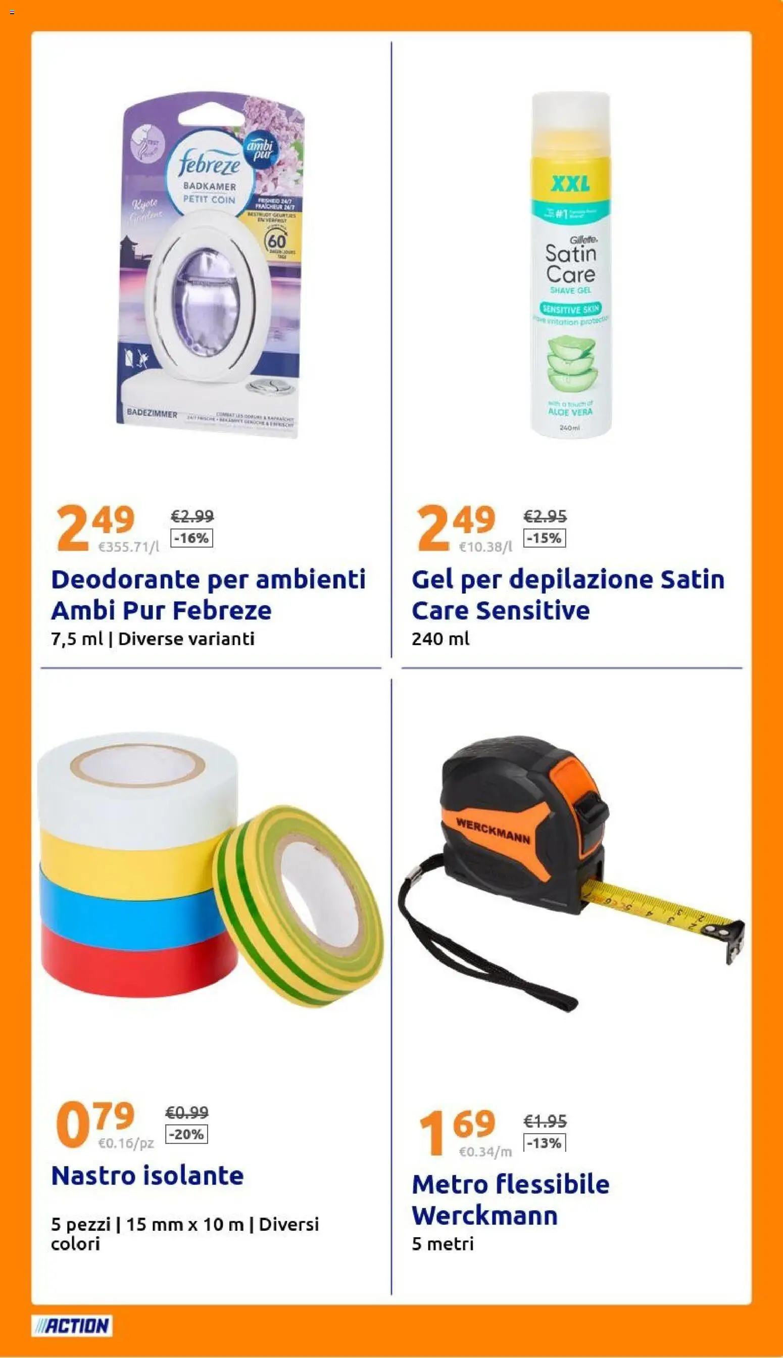 Volantino Action del 05/08/2026 | Pagina: 25 | Prodotti: Deodorante, Aloe vera