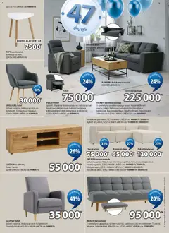 JYSK akciós újság - amely érvényes a következő dátumtól: 08.04.2026 | Oldal: 9 | Termékek: Kanapé, Fotel, Ülőpárna, Virágtartó állvány