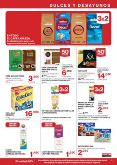 Vista previa Supercor Canarias válido desde el 01/07/2026 | Página: 15 | Productos: Café con leche, Café molido, Bebida de avena, Batidora