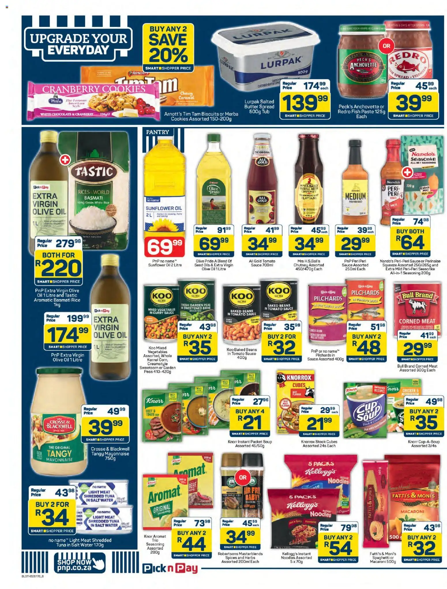 New Pick n Pay catalogue – valid from 25.05.2026 | Page: 8 | Products: Chutney, Butter, Rice, Pea