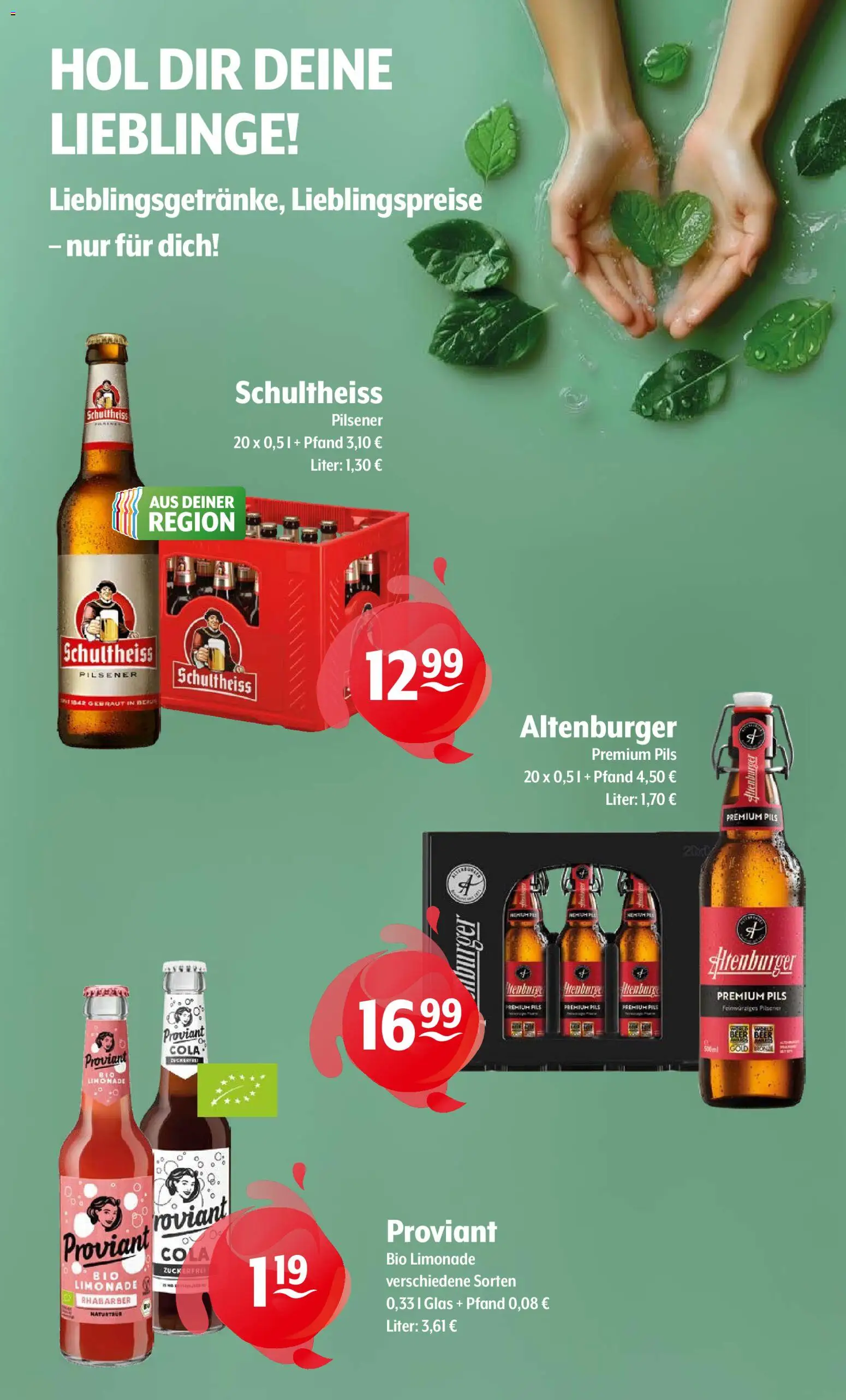 Getränke Hoffmann Prospekt – gültig ab 13.07.2026 | Seite: 9 | Produkte: Pils, Limonade, Rhabarber