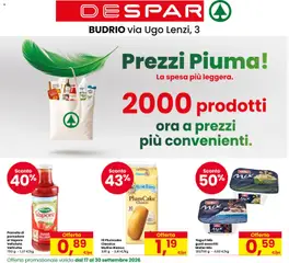 Anteprima del volantino Despar volantino Budrio valido a partire dal 17/09/2026